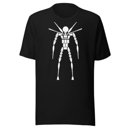 Camiseta unisex RBT Serie 01 Negra