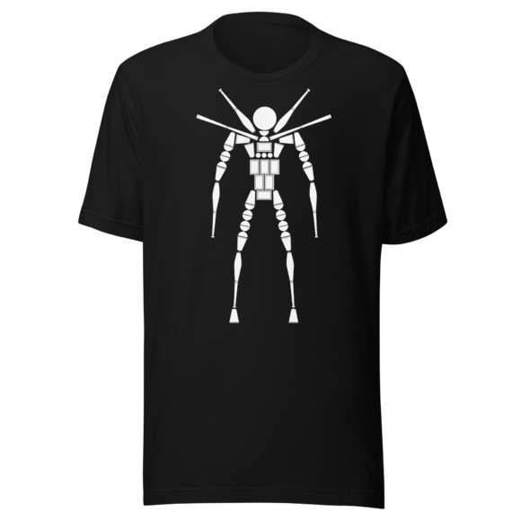 Camiseta unisex RBT Serie 01 Negra