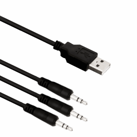 Cable USB a Mini Plug 3.5mm