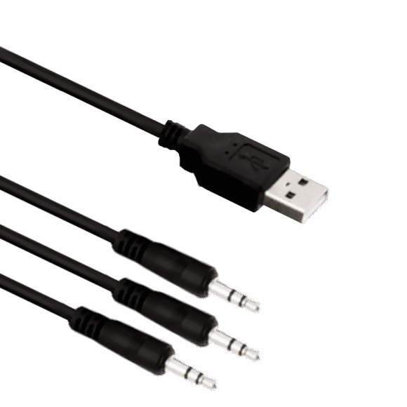 Cable USB a Mini Plug 3.5mm