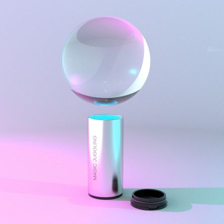 AirBall: la hipnótica crystal ball que combina magia y malabares